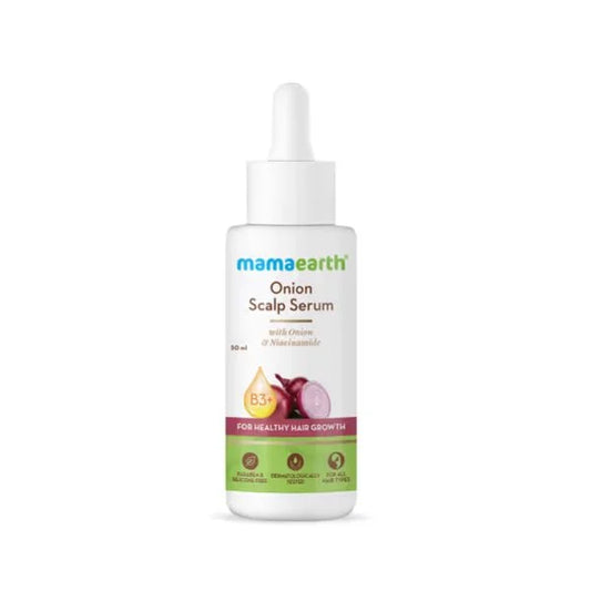 Mamaearth Onion Scalp Serum With Onion Oil and Niacinamide | For Healthy Hair Growth | 50ml