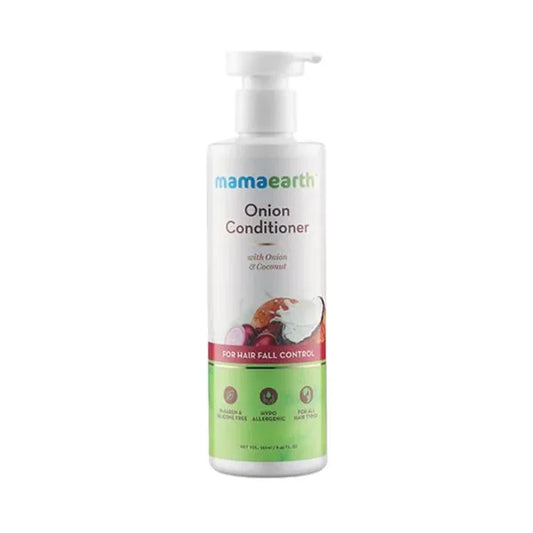 Mamaerth Onion Conditioner With Onion & Coconut - For Hair Fall Control (250ml)